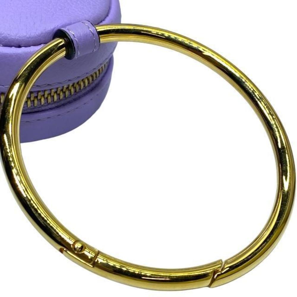 Versace Medusa Purple Bag Leather Pouch Charm - Picture 6 of 8